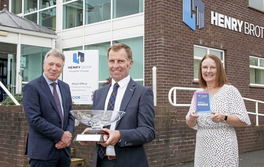 Construction firm Henry Brothers collects top responsible business award